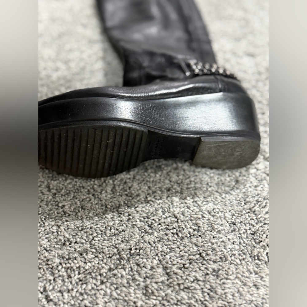 Jeannot Black Platform Women's Boots - Picture 6 of 7